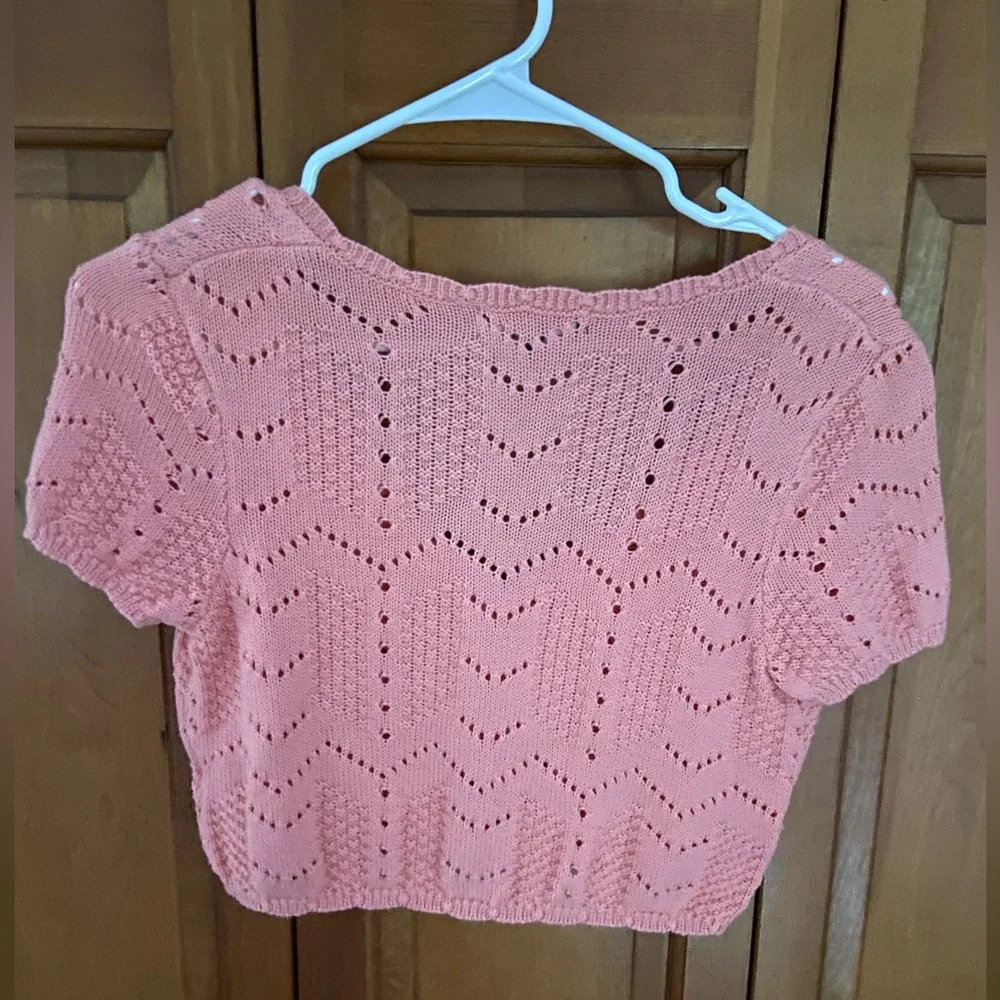 Witty Fox Crochet Cardigan - Picture 3 of 3